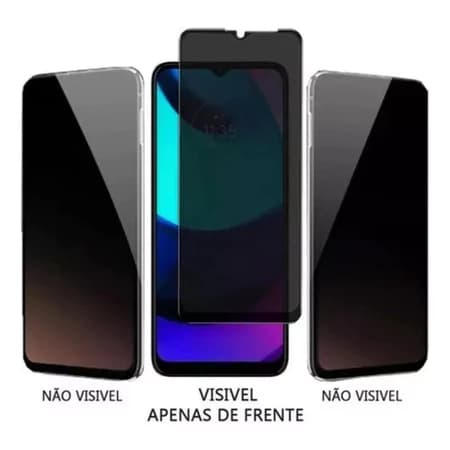 Película Privacidade Spy Moto G04 G04s G24 G34 G54 G05 G15 G35 G55 G75 Motorola