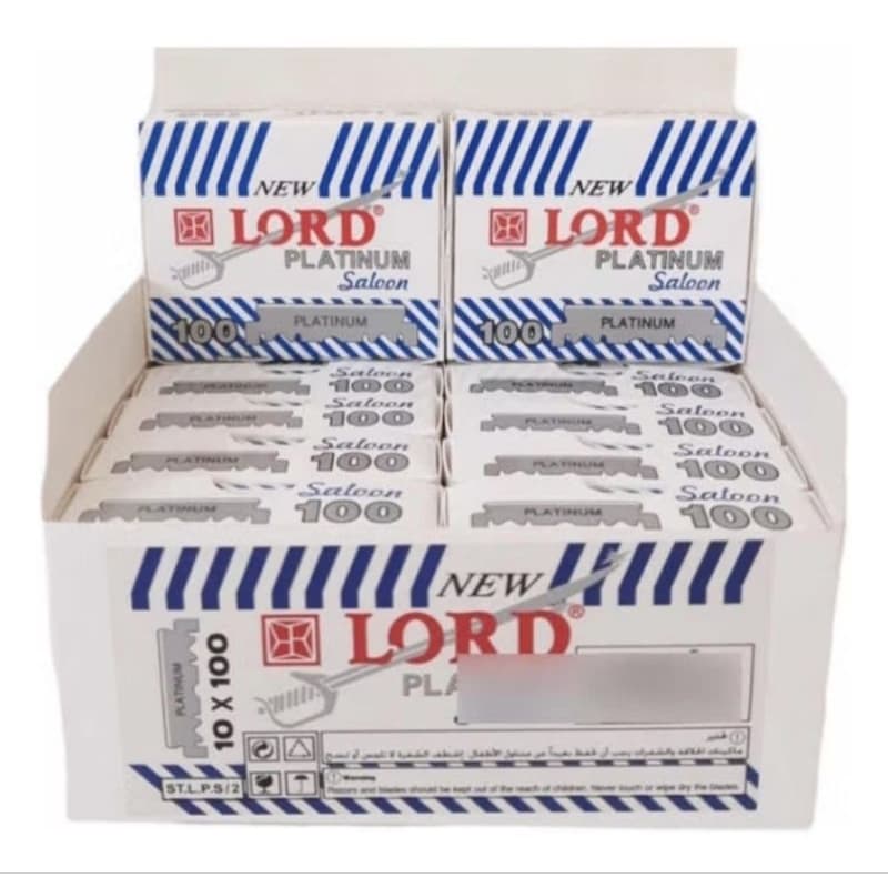 Lord Platinum Lâminas Cortadinha 1.000 meia lâminas