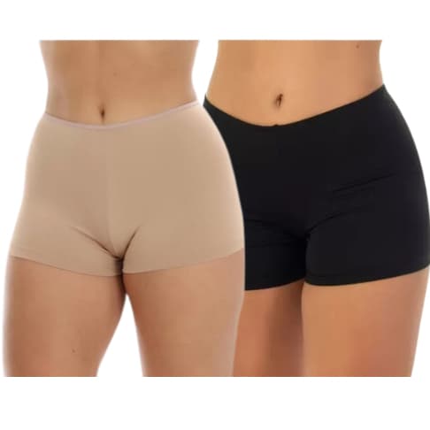 Kit 2 Short Anágua Segunda Pele Do P ao GG Para Usar com Vestido