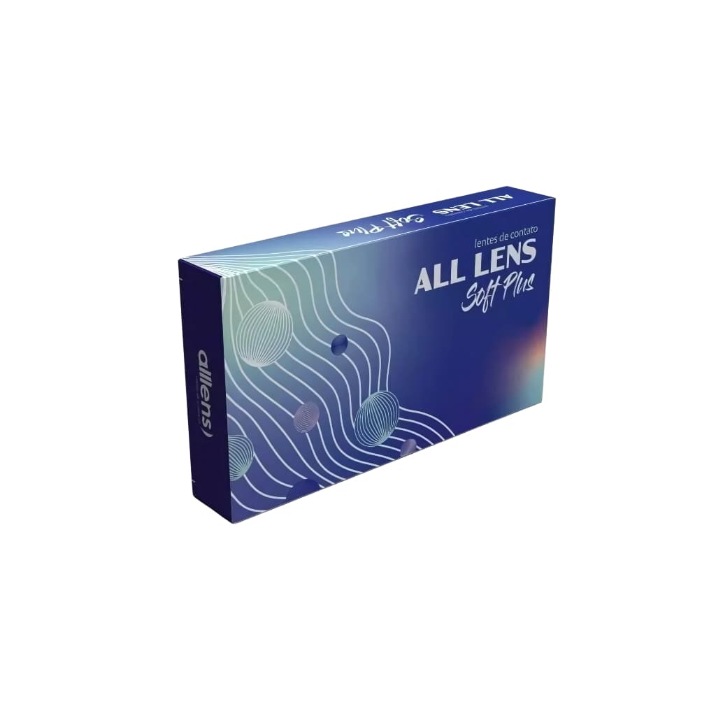 Lentes De Contato Anual All Lens Clear Soft Incolor - Com Grau