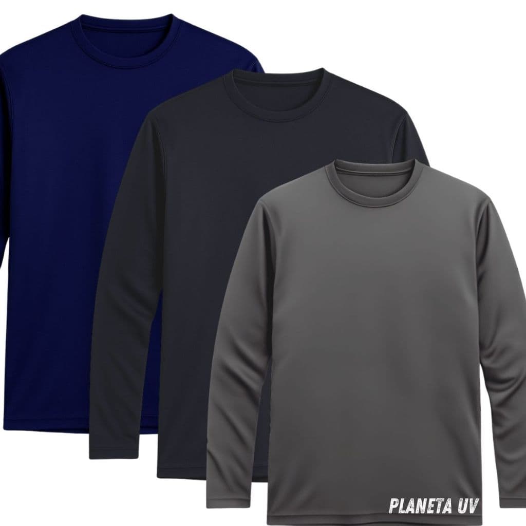 Camisa uv Plus Size proteção 50 térmica segunda pele  masculinoo E feminino