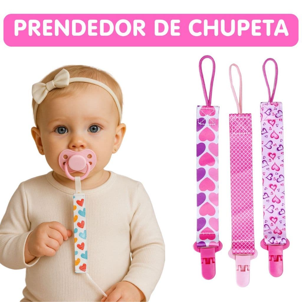 Prendedor de Chupeta Universal Mam Avent Nuk Nillo Lolly Chupeta Prendedor Menino Menina