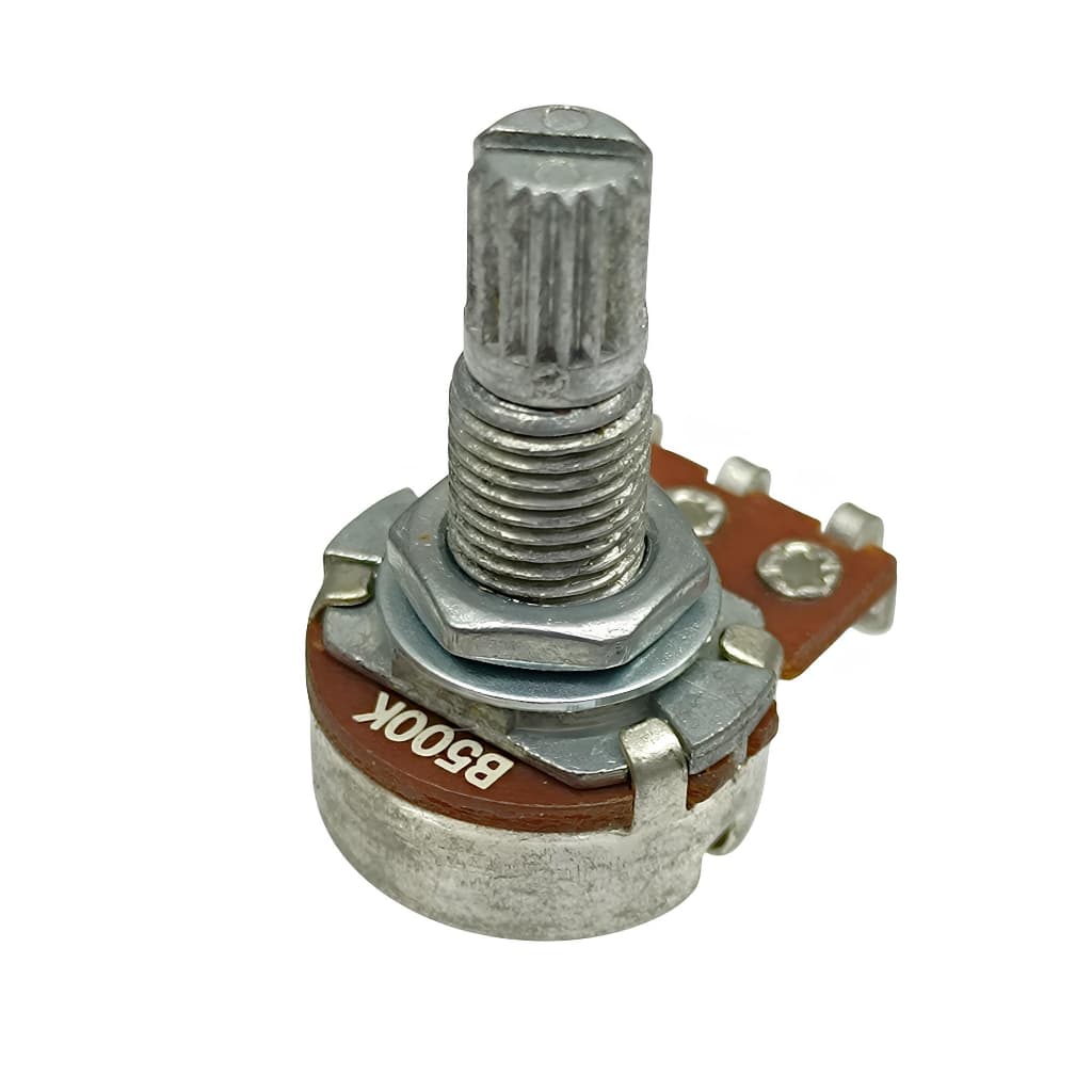 Potenciômetro Tone p/ Guitarra e Baixo B500K Eixo Longo