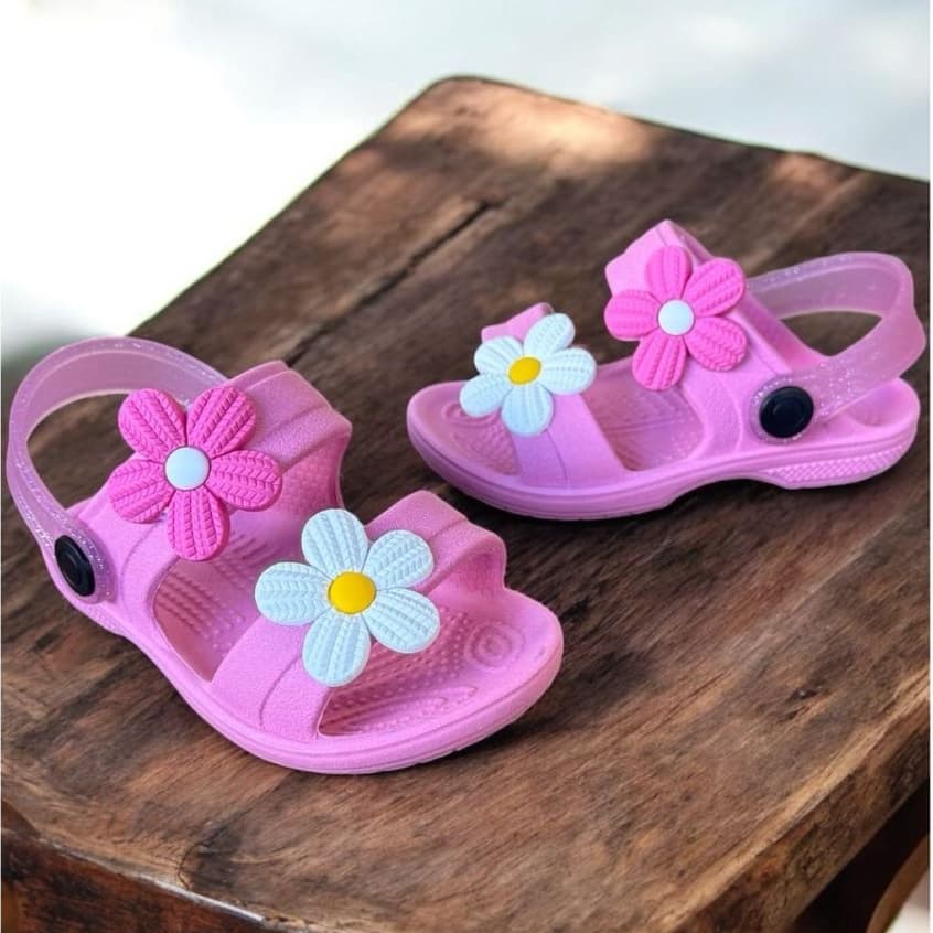 Papete Infantil Menina Babuche Feminino Sandália Leve Confortável Moda