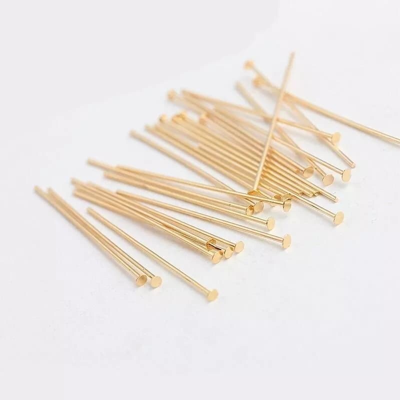 Formato T-Alfinete Contra Pino Metal - prata/dourado/preto 18/22/26/28/32/35/50mm - 1000pcs