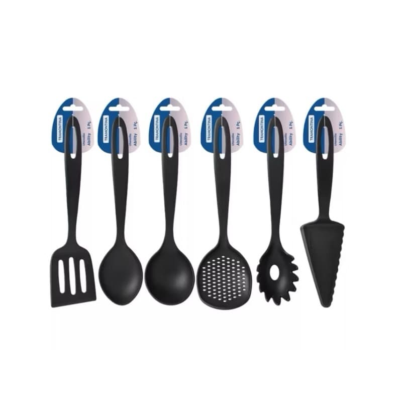 UTENSÍLIOS ABILITY PRETO TRAMONTINA  - UTENSILIO DE NYLON - Cozinha