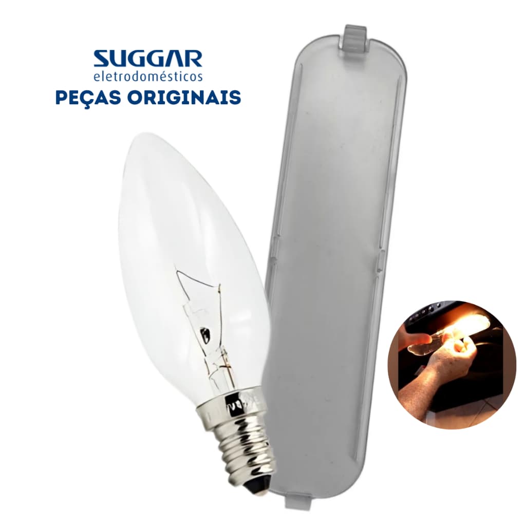 Lente e/ou Lâmpada 220v Luminária Depurador Slim Suggar