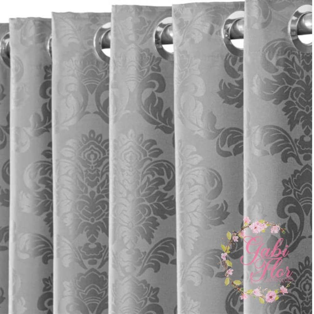 Cortina Jacquard Sala E Quarto 2,80m X 2,30m Luxo