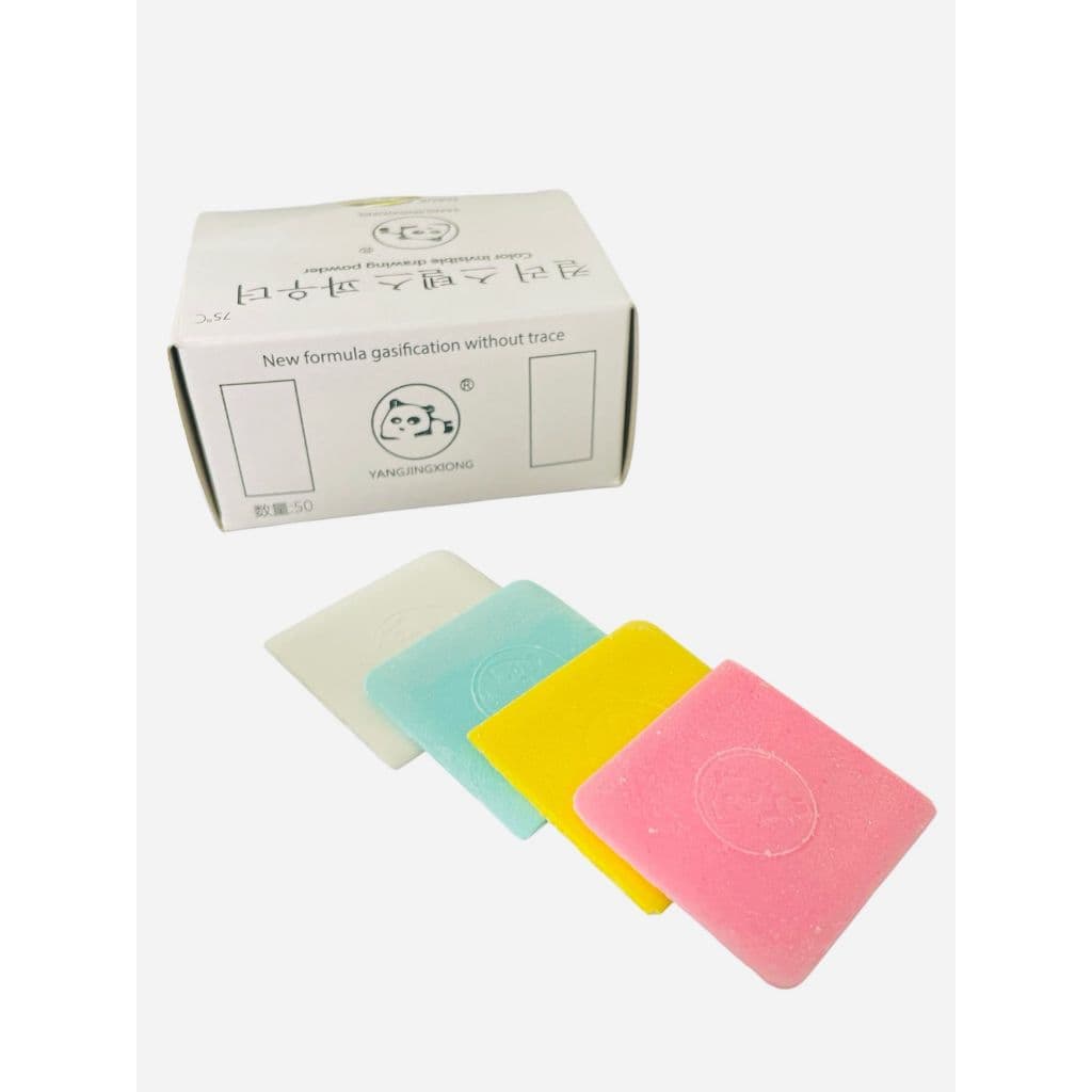 50 Giz Panda Colorido Marcar Tecido Mágico Some Com Calor