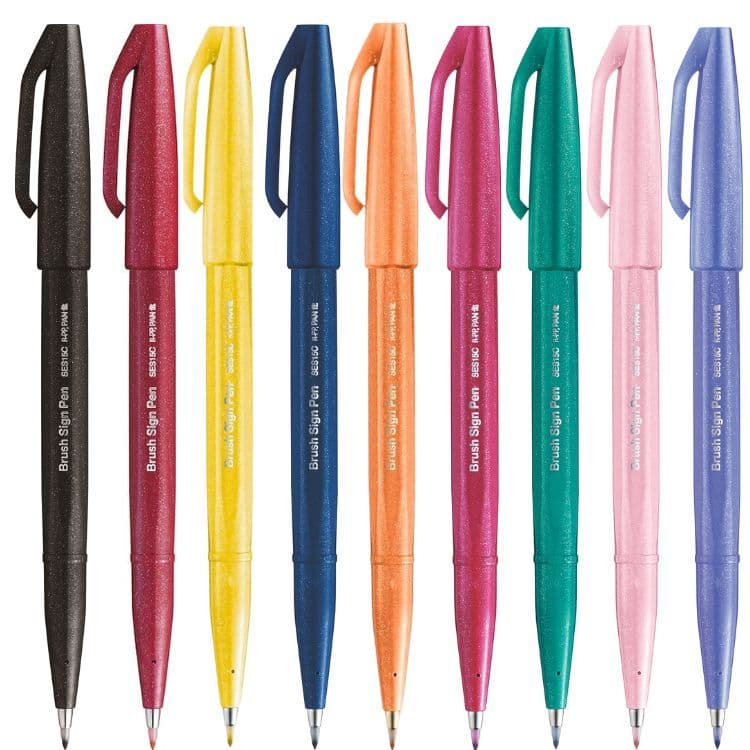 Marcador Brush Sign Pen Touch SES15C PENTEL