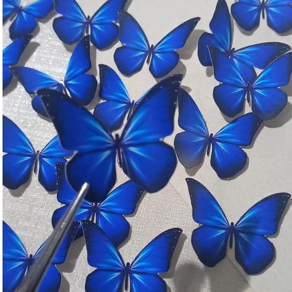 100 Borboletas para topo de bolo, aplique, balão, buquê de borboletas, doces, decoração