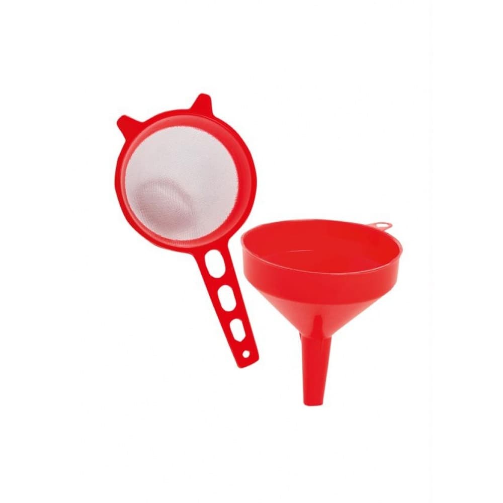 Kit peneira 11cm com funil n°3 em Plástico