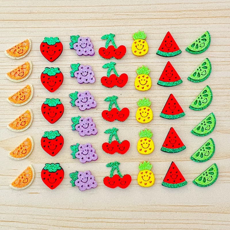 ADESIVO PET MINI FRUTINHAS - BANHO E TOSA (20 UNIDADES)