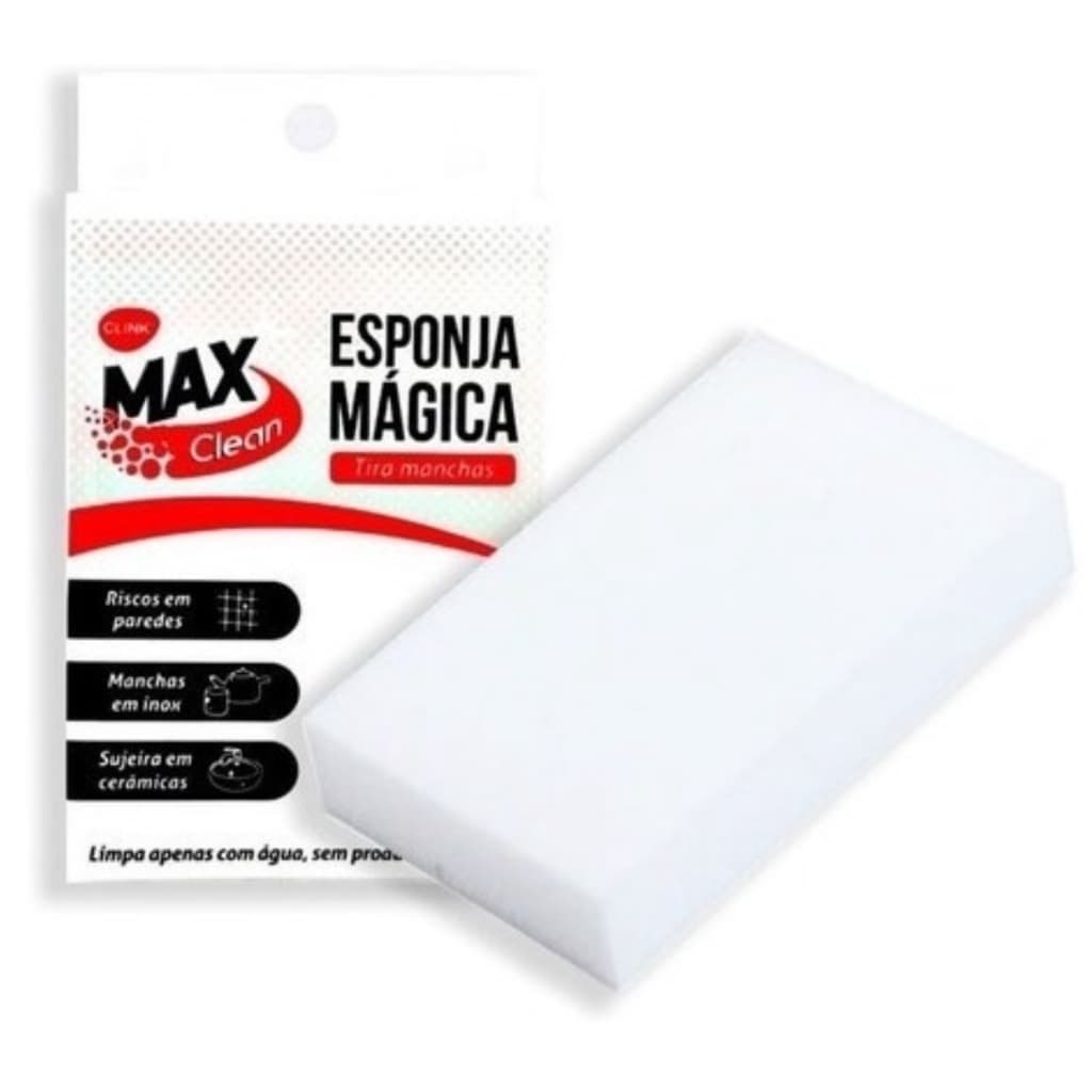 Esponja Mágica Melamina Importada Limpa Tudo