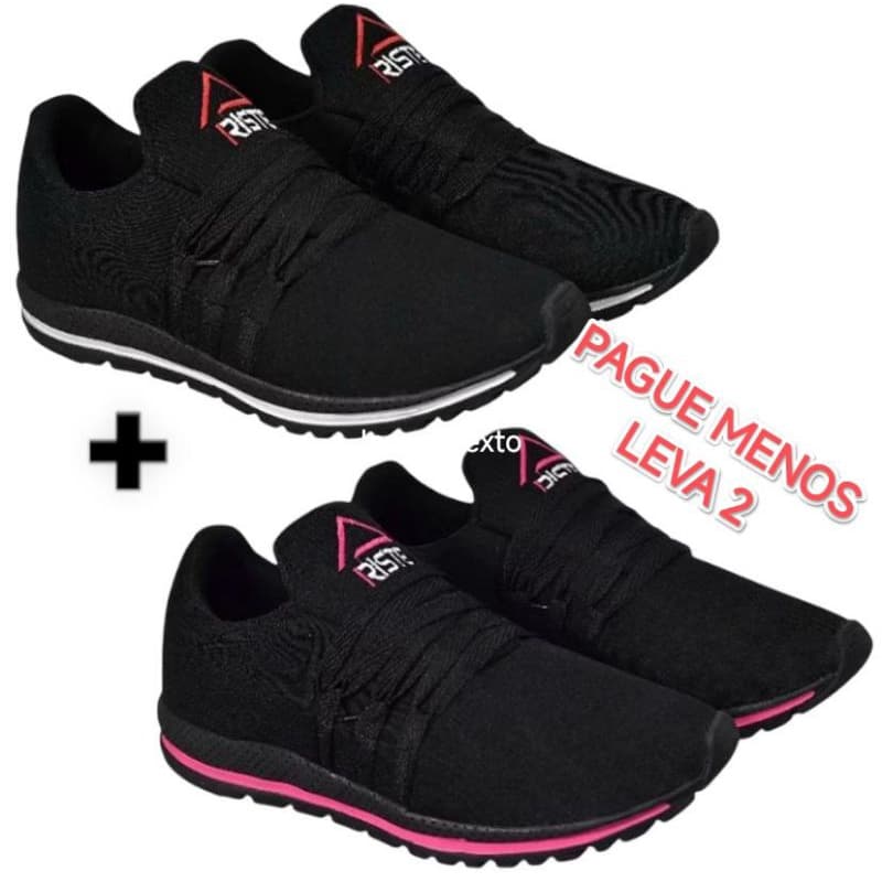 Kit 2 Tênis Riste Academia Treino Caminhada