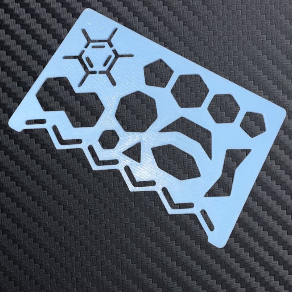 Régua de Química Orgânica – Impressão 3D