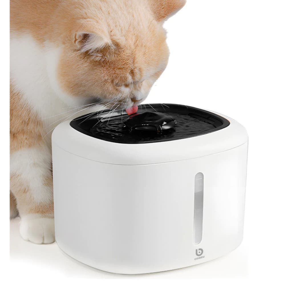 COIBEU Fonte De Água Bebedouro Gatos Cães 2.5L Filtro Elétrico Automático Para Pet Cachorro Gato