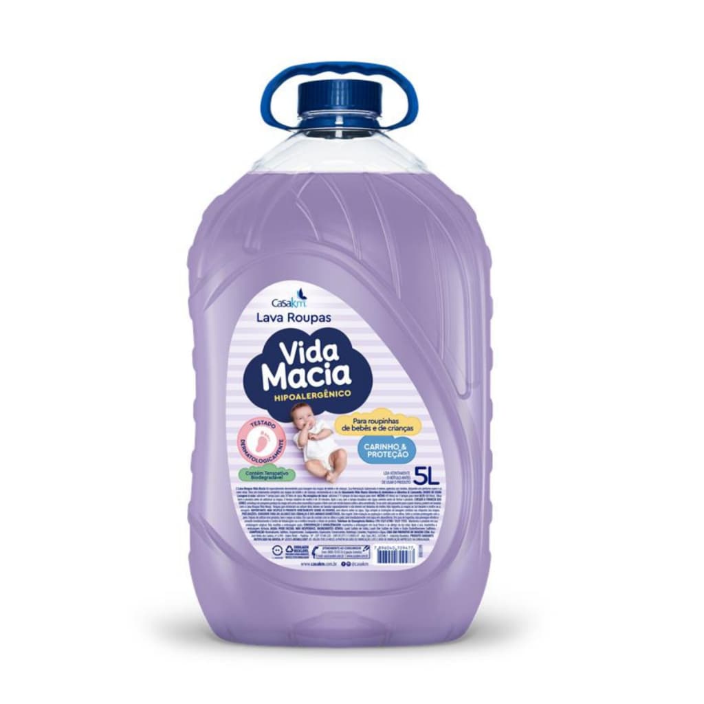 Vida Macia Lava Roupas 5 Litros (PROMOÇÃO)