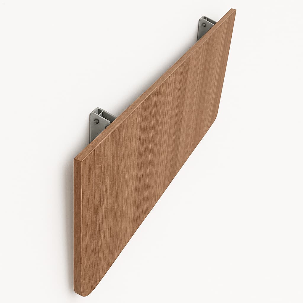 Escrivaninha de Parede Mesa Dobrável Amadeirada Prateleira Suspensa Mesa P Cozinha Quarto Banheiro Sala 120CM 100CM 90CM