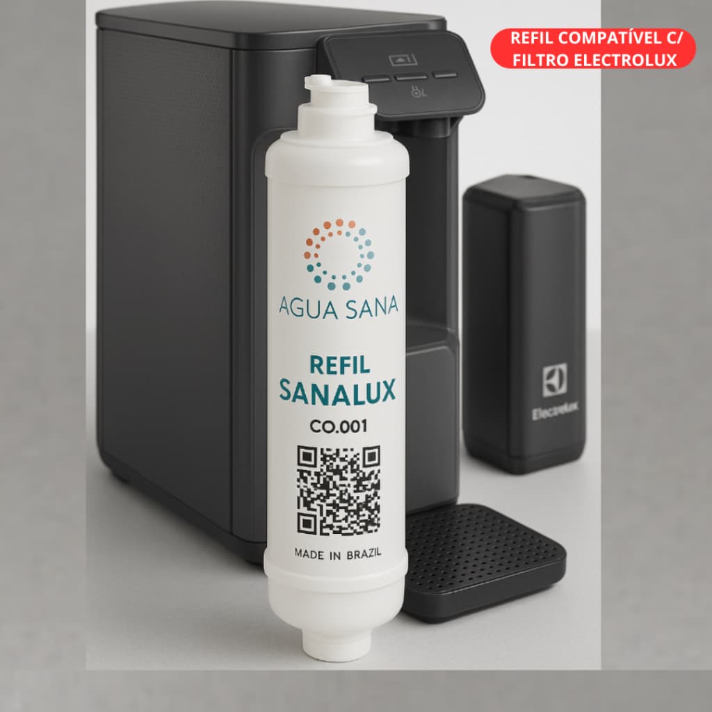 Refil Compatível Com Filtro Electrolux Purificador de Água