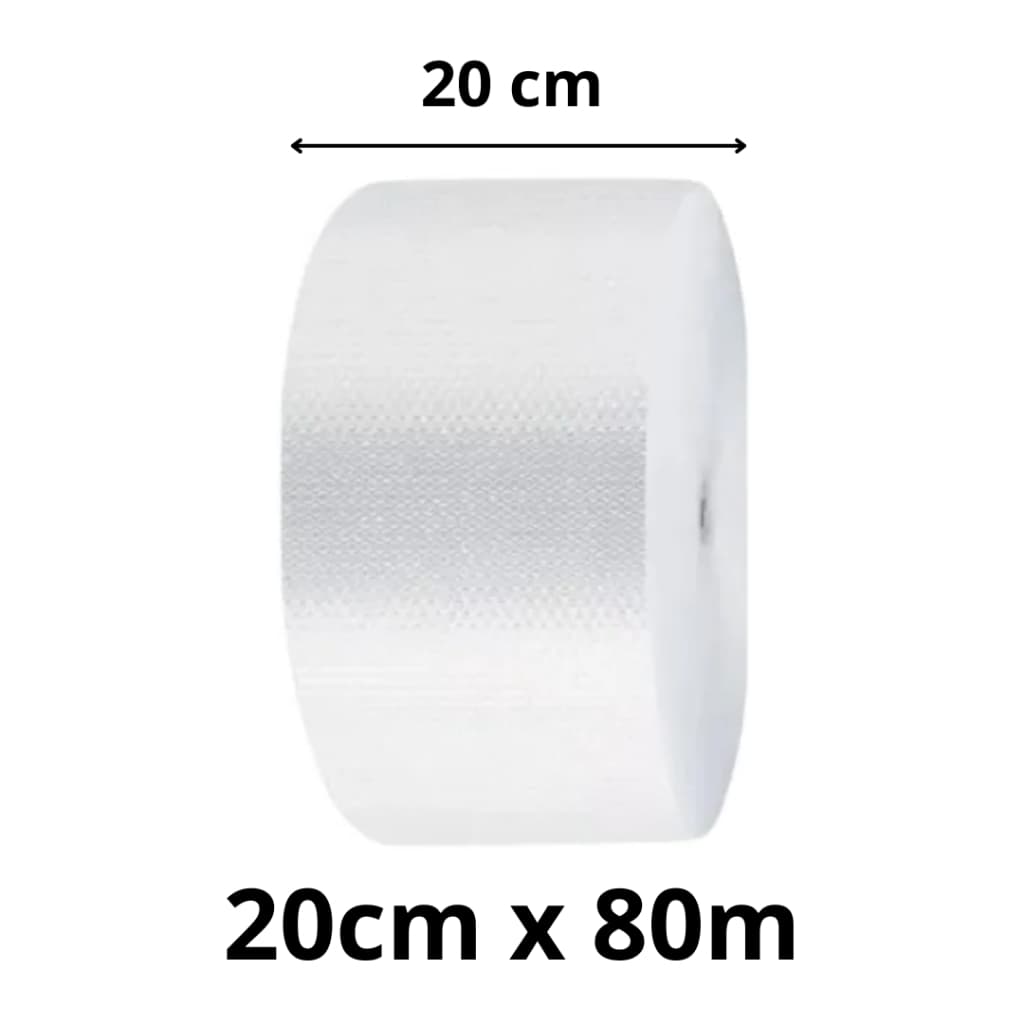 Plástico Bolha 20cm X 80m Ideal Para Vendas Ecommerce Embalagens em Geral Mudanças