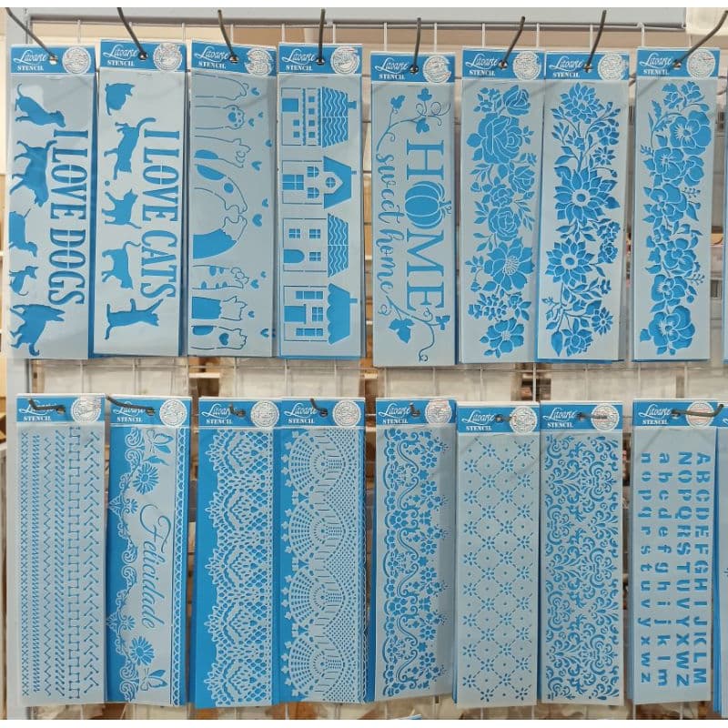 STENCIL LITOARTE - 8x28