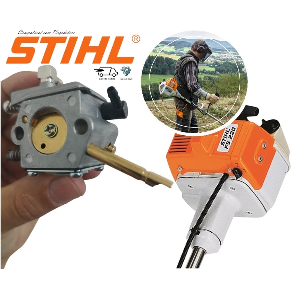 Carburador Para Roçadeira Stihl FS160 / FS220 / FS280 / FS290 /Fs300 /Fs310 / FS350 / FS380