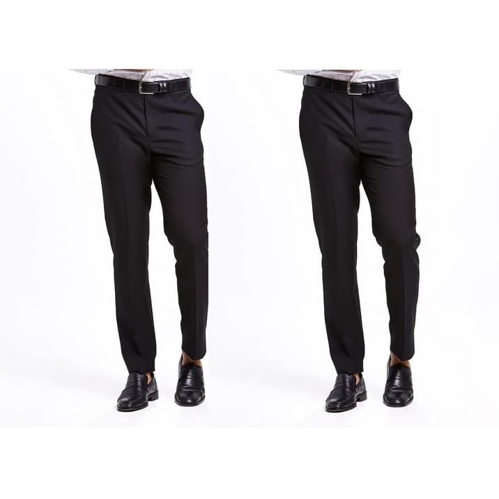 Kit 2 Calça Social Slim Oxford Qualidade Premium Promoção