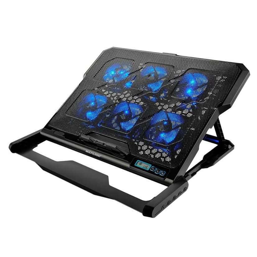 Cooler Para Notebook Com 6 Fans Led Cooler - AC282 5V DC