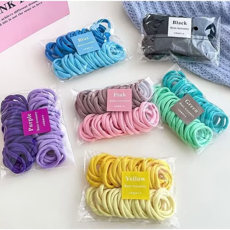 50/100/150/200/250 unidades Xuxinha Elástico de Cabelo Xuxinha Criança Adulto Rabicó