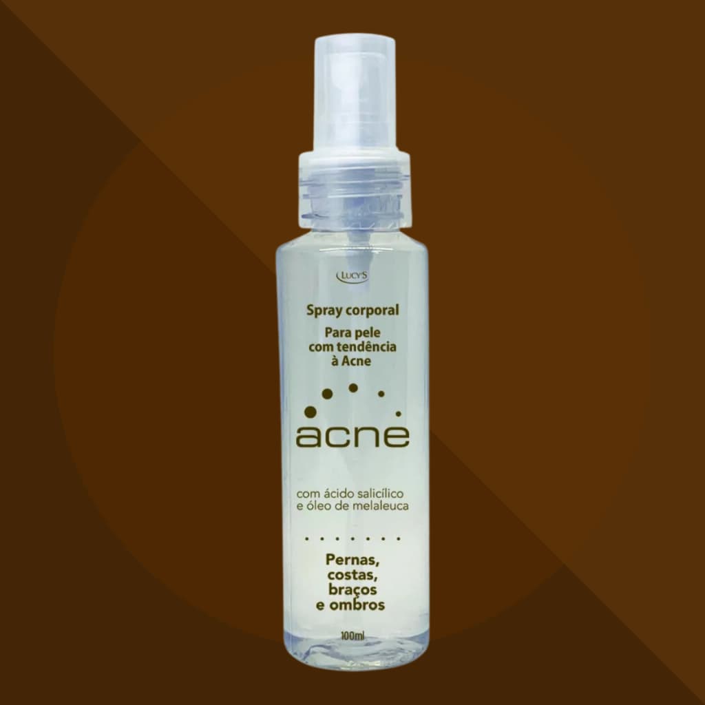 Spray Corporal Antiacne – Ácido Salicílico e Óleo de Melaleuca | 100ml