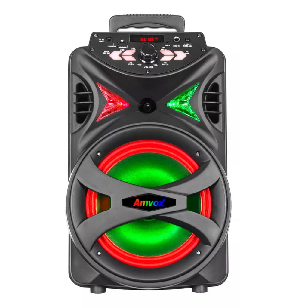 Caixa de Som Amplificada Amvox ACA 255 Hit - 250W RMS, Bluetooth, Rádio FM, USB