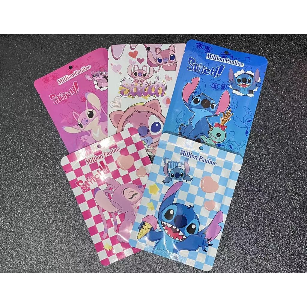 Kit c/ 5 unidades Stitch Mascara  Soft Skin Sua pele linda Fresh Mask Tecido Hidratante