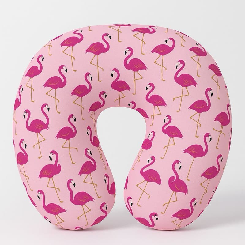 Almofada encosto de pescoço para viagem estampa masculina feminina e infantil macio e confortável