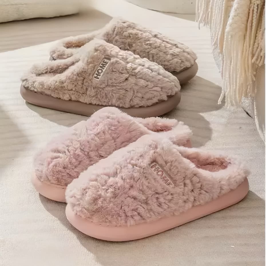 Pantufa Chinelo De Casa Masculina Feminina Adulta Pelúcia Confortável