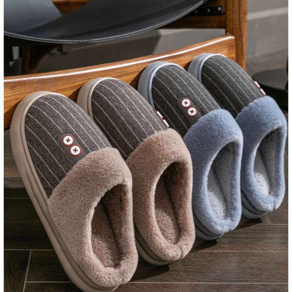 Pantufa Adulto Aveludada Unissex Pantufa Super Confortável Com Solado Antiderrapante