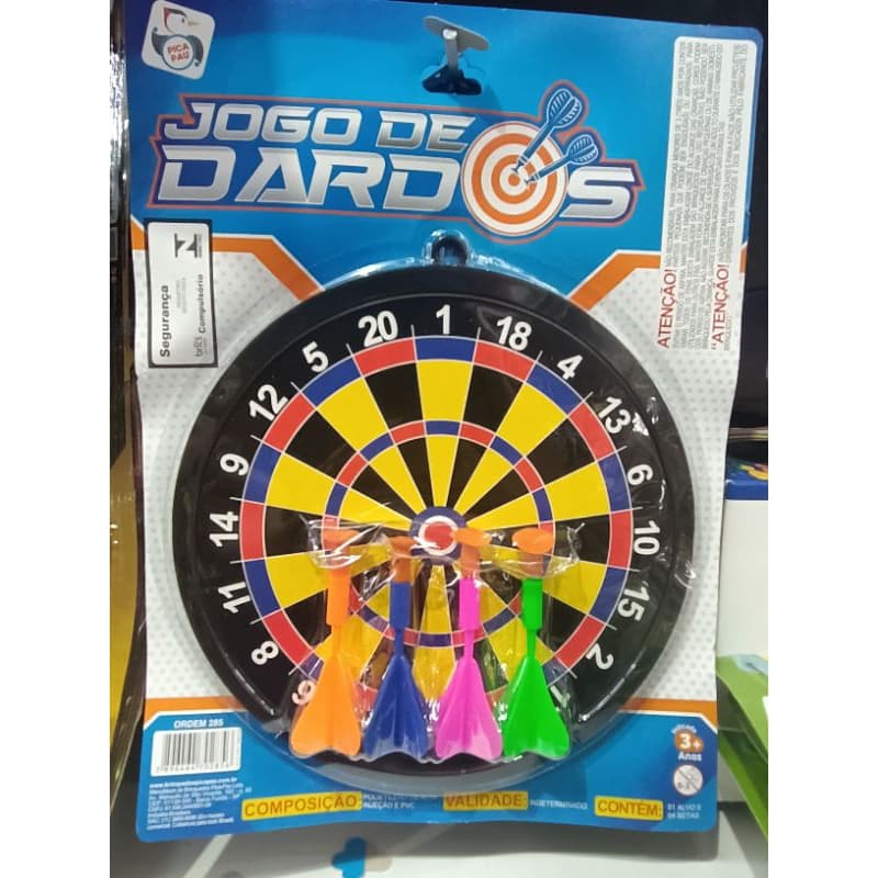 JOGO DE DARDOS DE BRINQUEDO DE PLÁSTICO DIA DAS CRIANÇAS