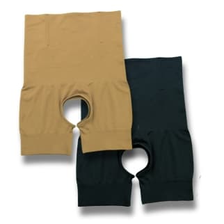 Kit 2 Shorts Modelador Abertura Frontal 4 Barbatanas Cinta Modeladora Alta Compressão Empina Bumbum Seca Barriga Culote