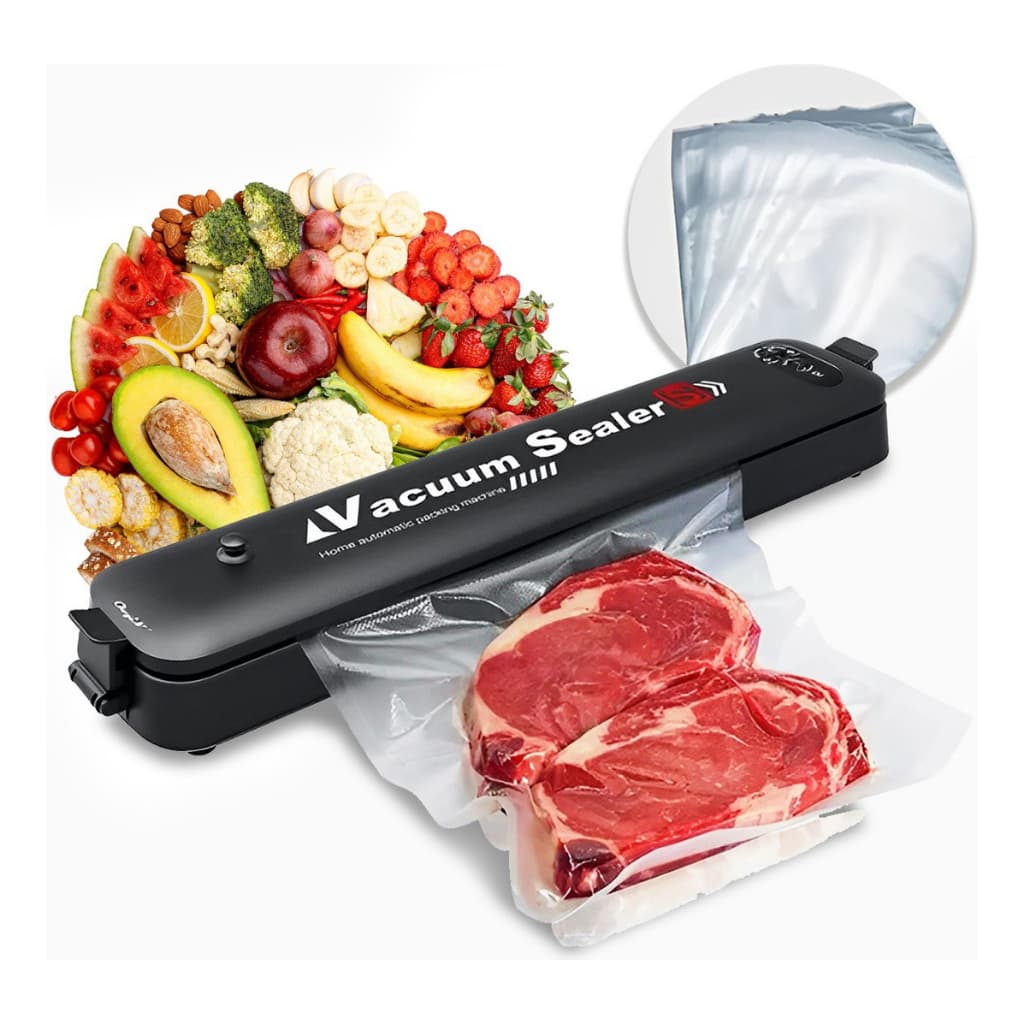 Seladora Completa à Vácuo Armazena Alimentos Domésticos Embaladora 110v 5 Vezes Mais potente