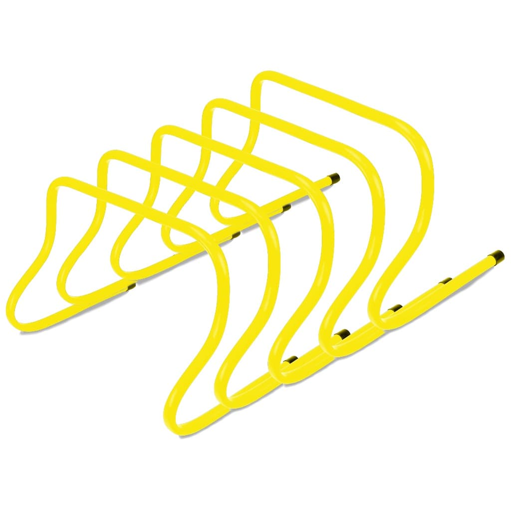 Kit 5 Barreiras 30cm Treinamento Funcional Agilidade Obstáculo Circuito JustGoFit