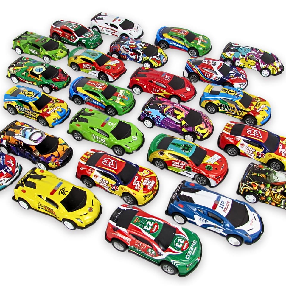 Carro 12 Carrinhos De Brinquedo De Ferro Infantil Colorido Fricção Carro Infantil Criança