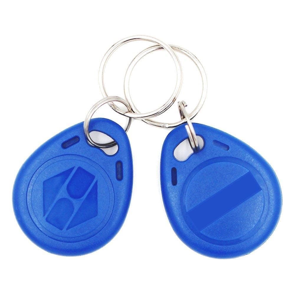 Chaveiro RFID 125 KHz Regravável Clone Cópia Virgem - 10 unidades