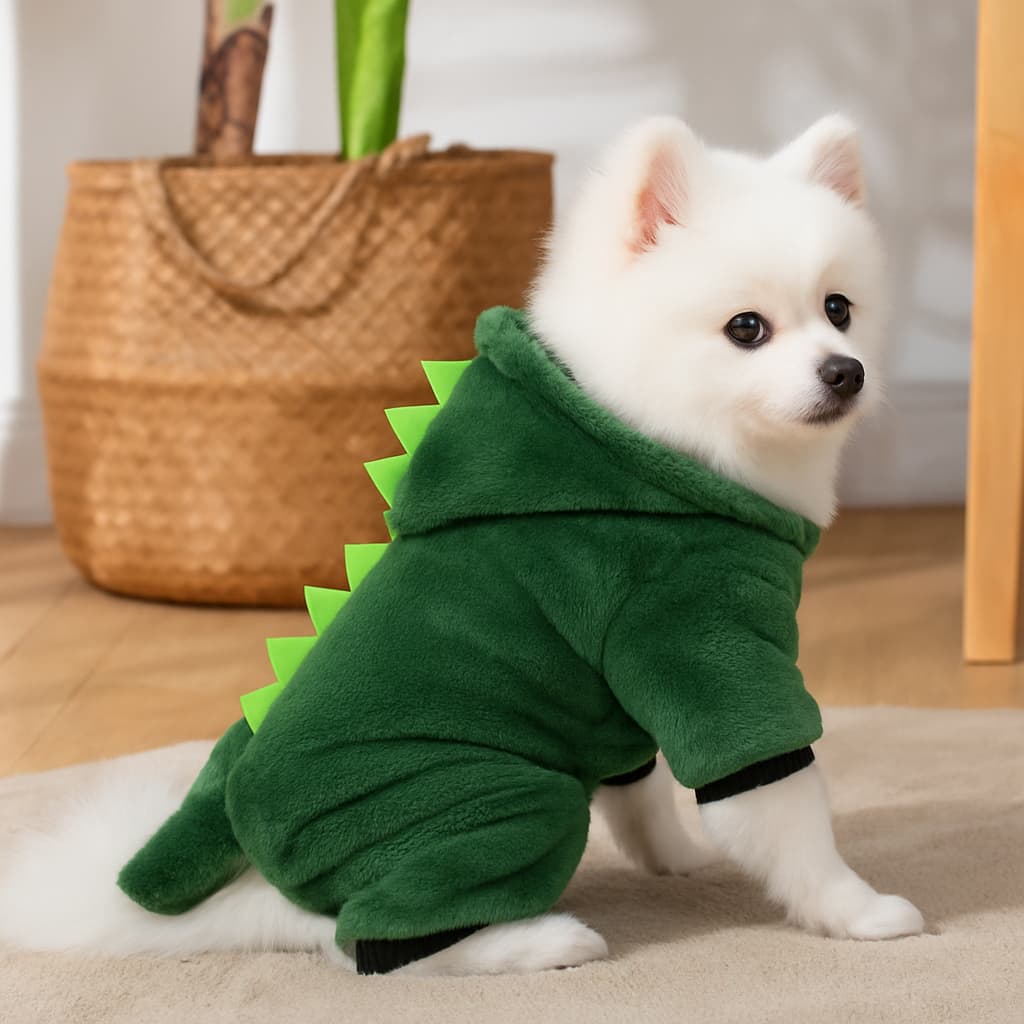 Roupa Moleton Fantasia Para Cachorro Roupinha Pet Inverno Frio Com Capuz Inverno