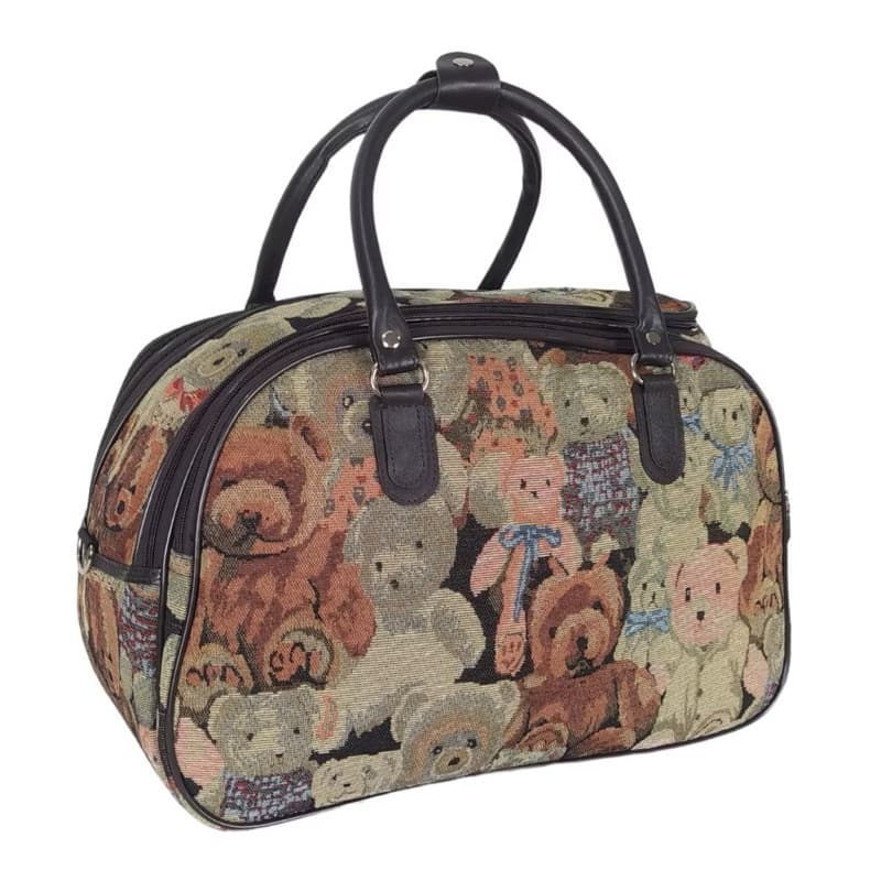 Bolsa Mala De Mão Para Viagem Bordo Media Feminina Masculino Tipo Frasqueira Espaçosa Tecido Nylon