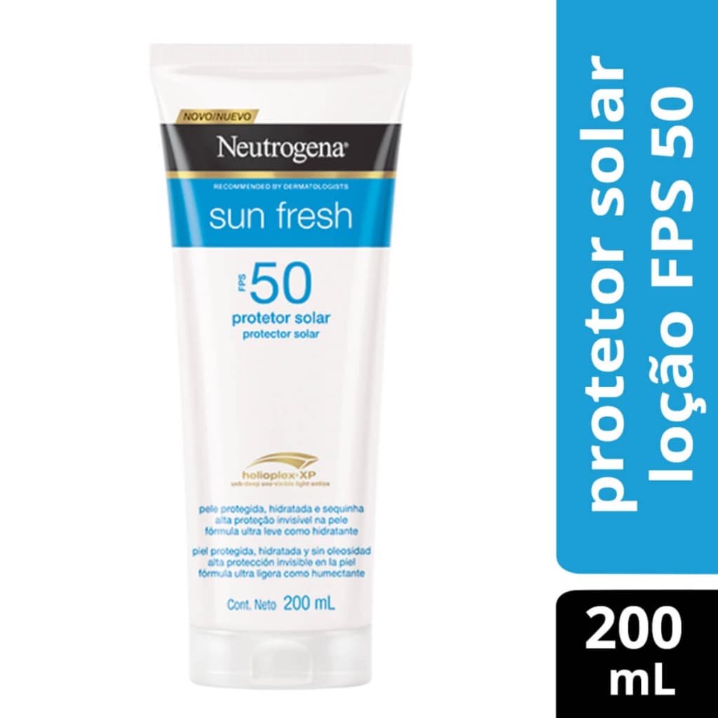 Protetor Solar Corporal Neutrogena Sun Fresh FPS 30/50/70/90