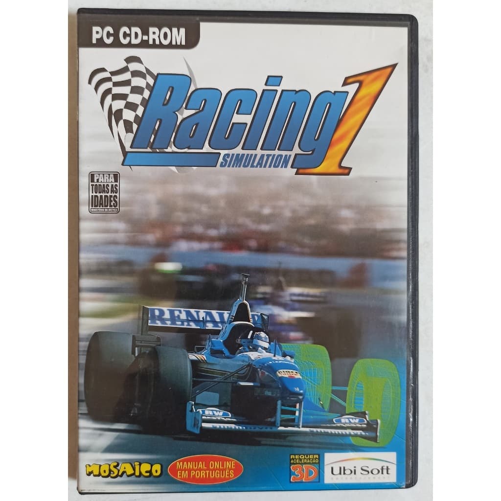 PC GAME - Racing 1 Simulator - original, usado e em bom estado