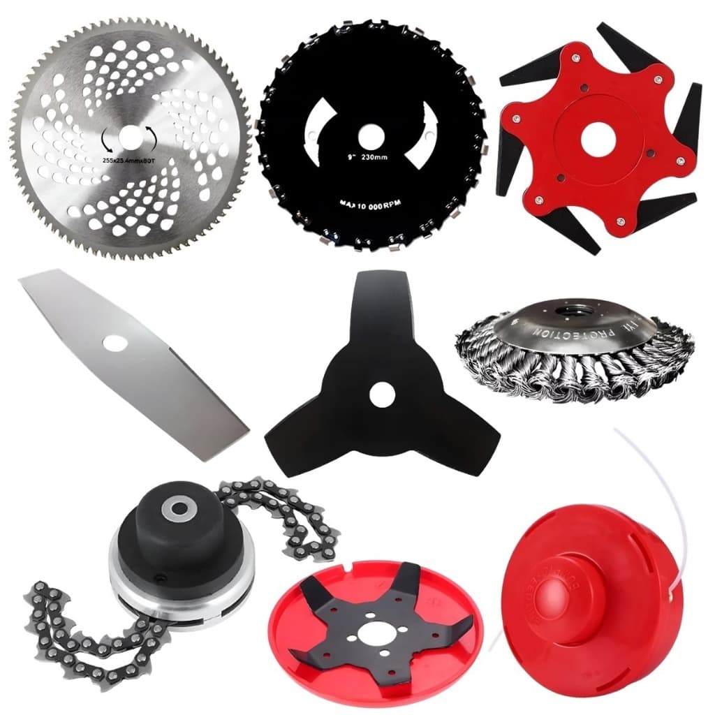 Lâminas e Discos de Corte Para Roçadeira Profissional Universal Diversos Modelos de Corte