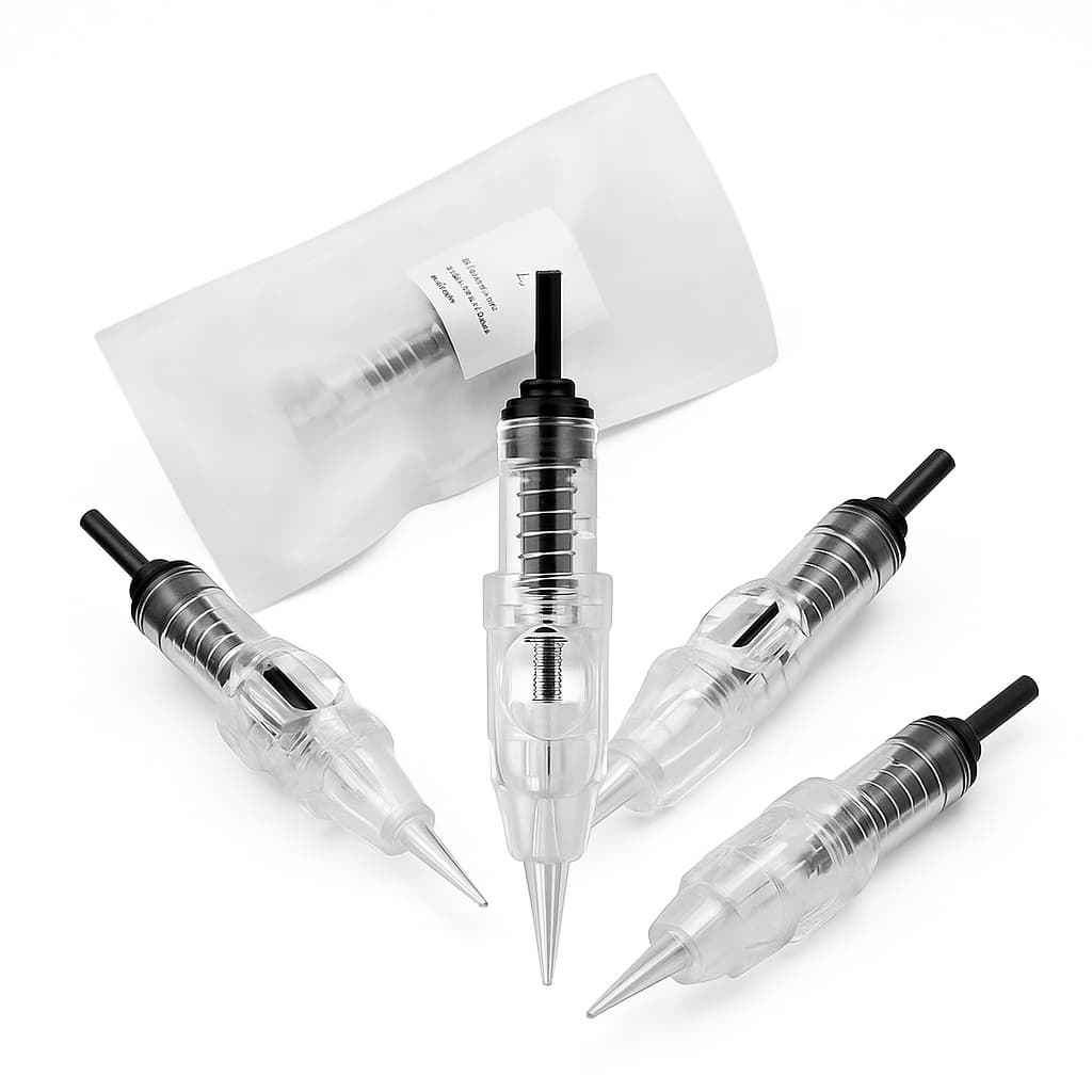 10 Agulhas Dermógrafo Easy Click De 0.30mm - 1 Ponta / 3 Pontas
