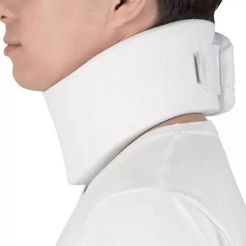 Colar Cervical de Espuma Branco Ortopédico P M G