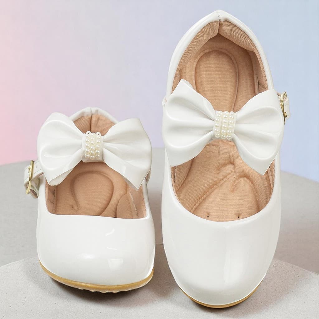 Sapatilha Infantil Menina Sapato Boneca Feminina Sapatinho Daminha Festa Perola Laço 16 ao 34